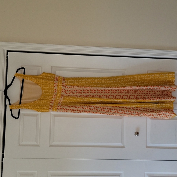 Anthropologie Patterned Silk Maxi Dress - Picture 3 of 8